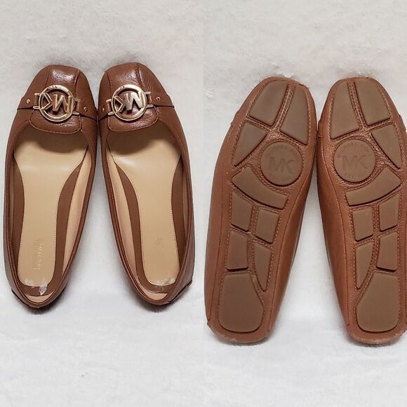 BUNDLE Micheal Kors Open Front Waterfall Cardigan Fulton Leather Moc Moccasin - Picture 12 of 16